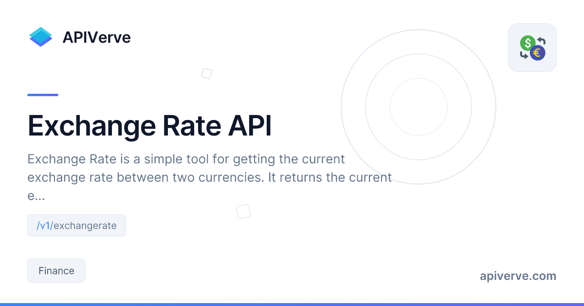Exchange Rate API | Live FX Rates & Forex, 170+ Currencies
