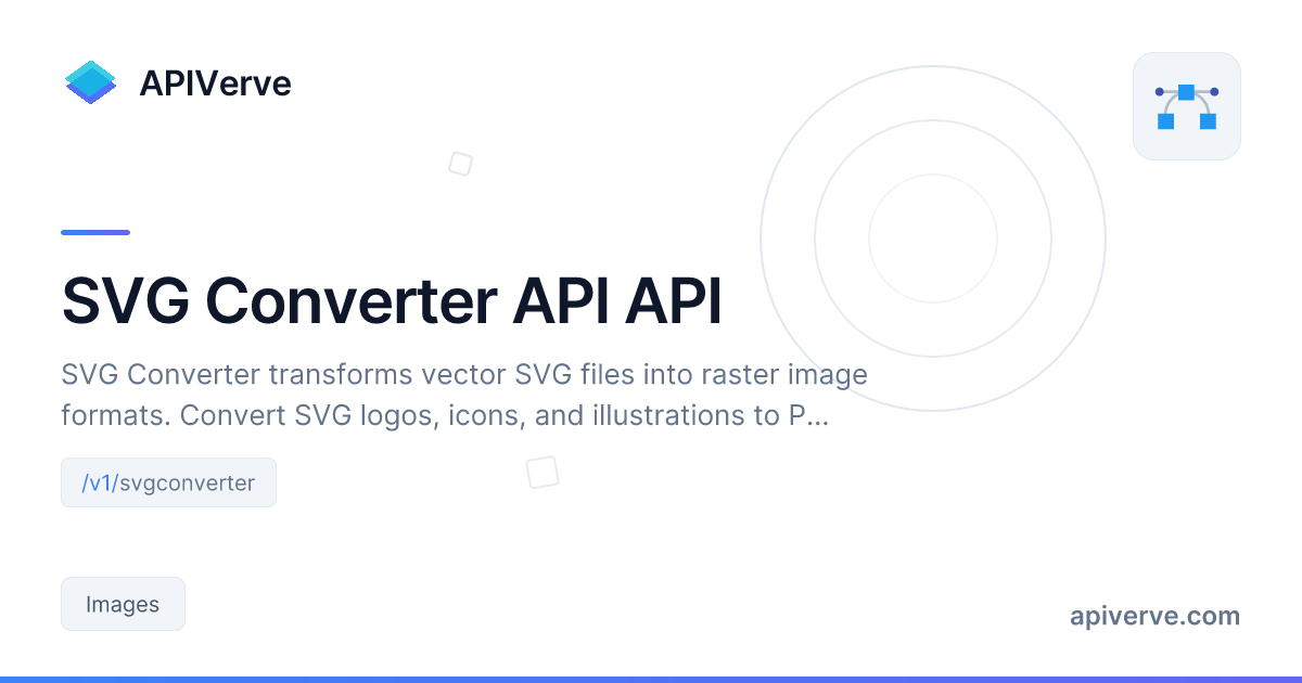SVG Converter API — APIVerve
